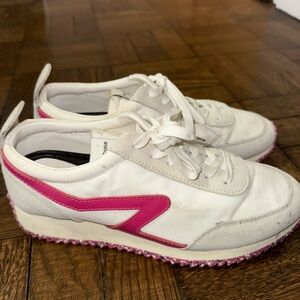 Rag & Bone white and pink sneakers